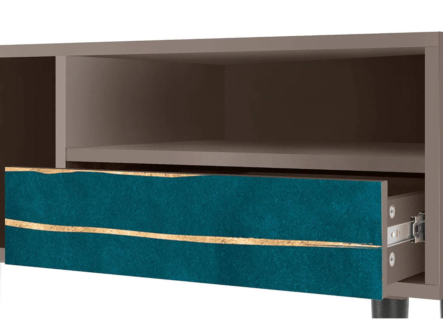 Móvel De Tv* Mueble de TV - 115х59х48 cm - T3 - Ocean Drive, Latte Bege