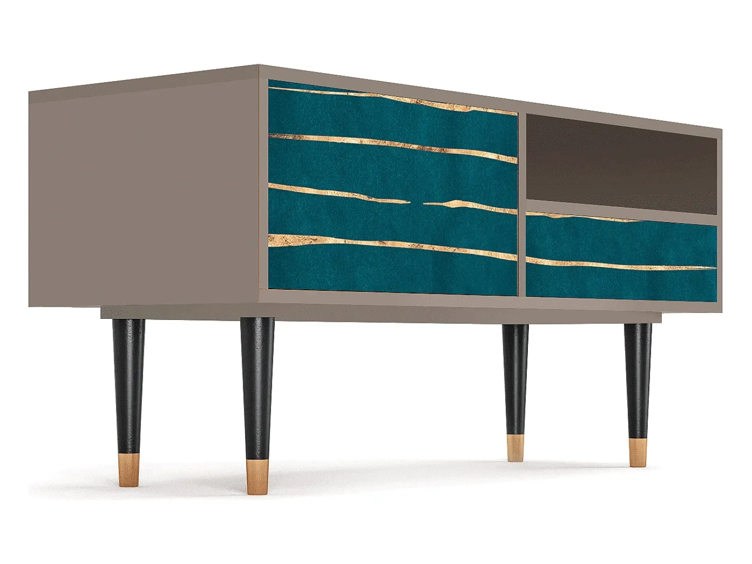 Móvel De Tv* Mueble de TV - 115х59х48 cm - T3 - Ocean Drive, Latte Bege