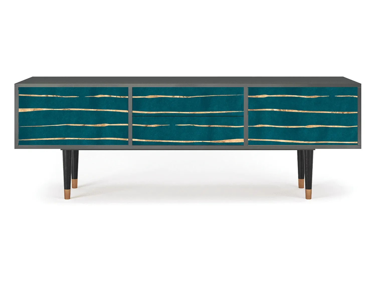 Mueble de TV - 170х59х48 cm - T4 - Ocean Drive, Antracite^ Móvel De Tv