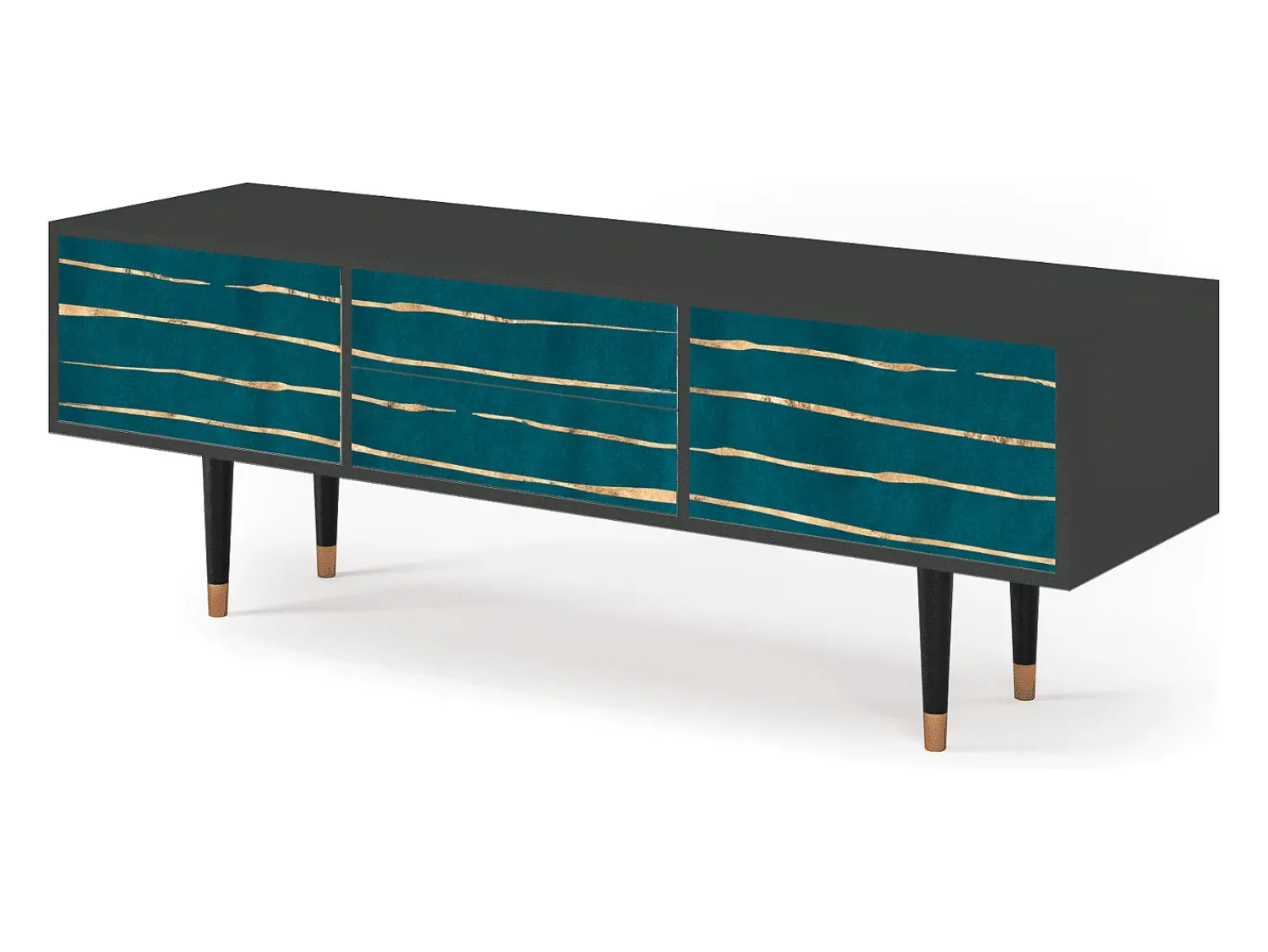 Mueble de TV - 170х59х48 cm - T4 - Ocean Drive, Antracite^ Móvel De Tv