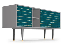 Móvel De Tv* Mueble de TV - 150х69х41 cm - T5 - Ocean Drive, Cinza Cinzento