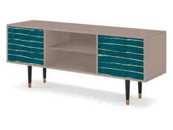Hot Mueble de TV - 170х69х48 cm - T2 - Ocean Drive, Latte Bege