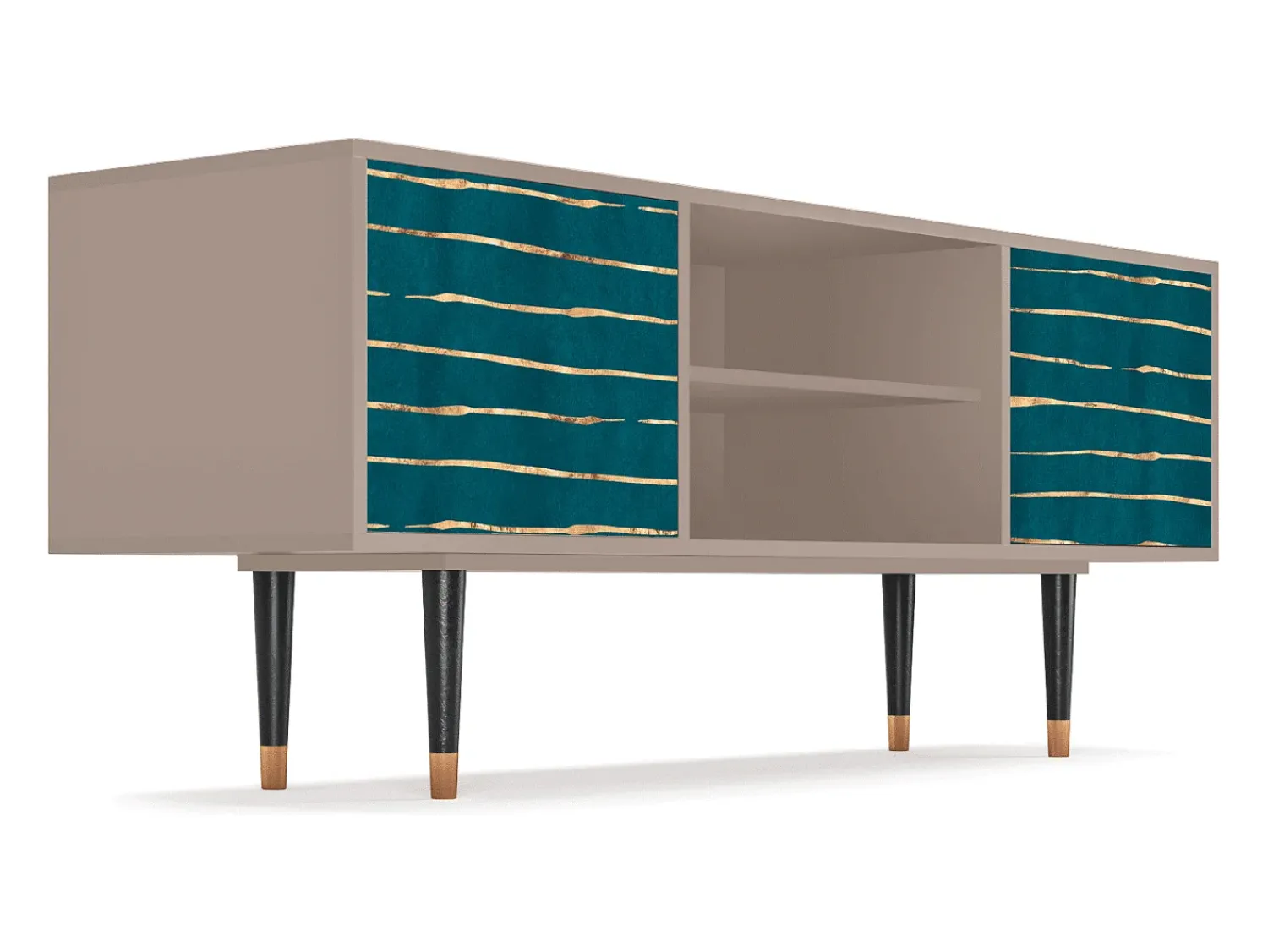 Hot Mueble de TV - 170х69х48 cm - T2 - Ocean Drive, Latte Bege