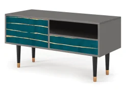 Mueble de TV - 115х59х48 cm - T3 - Ocean Drive, Cinza^ Móvel De Tv
