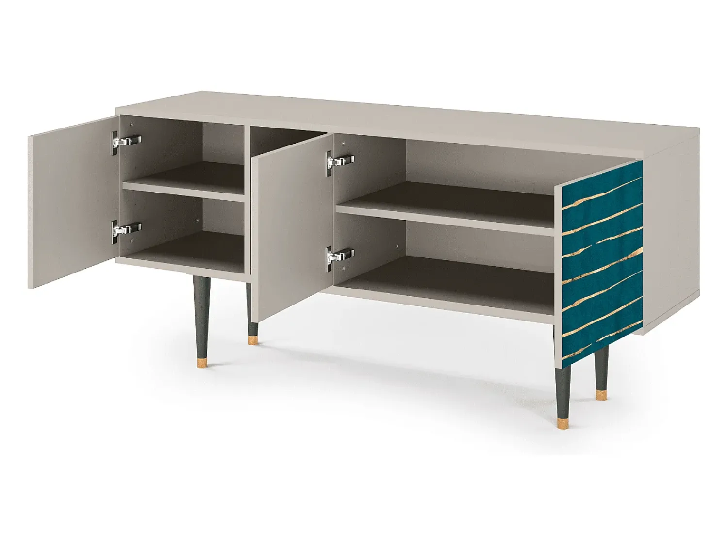 Móvel De Tv* Mueble de TV - 150х69х41 cm - T5 - Ocean Drive, Areia Bege
