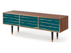 Best Mueble de TV - 170х59х48 cm - T4 - Ocean Drive, Nogueira Castanho