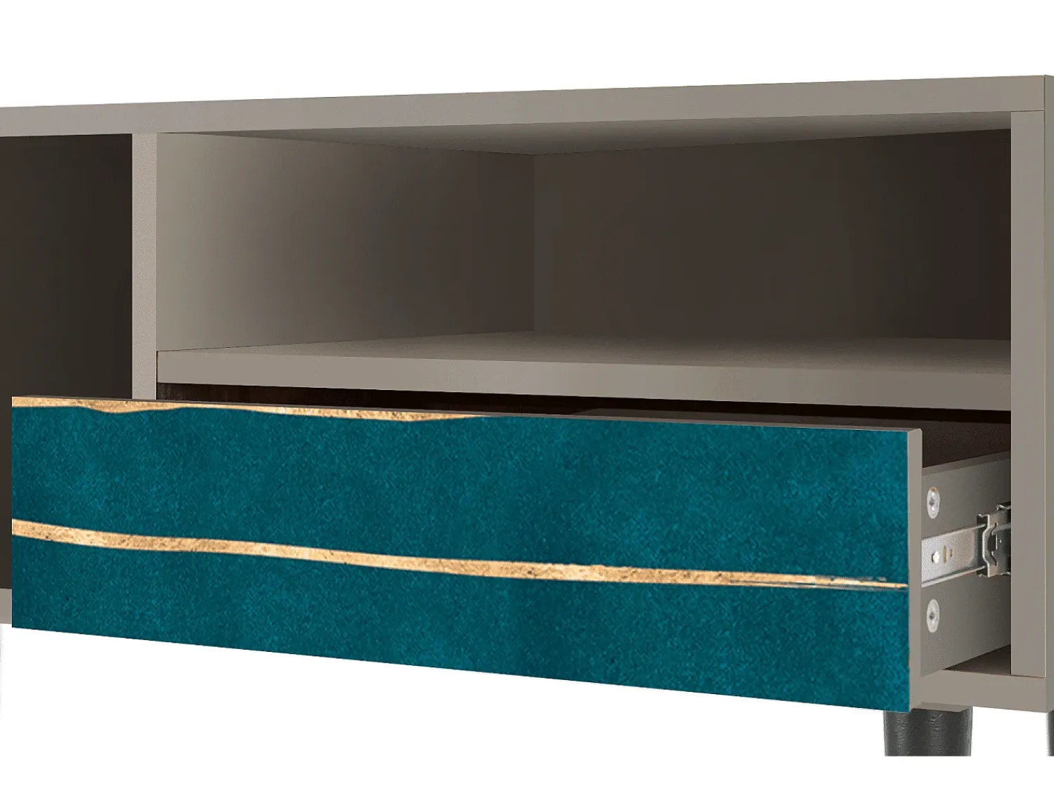 Móvel De Tv* Mueble de TV - 115х59х48 cm - T3 - Ocean Drive, Areia Bege