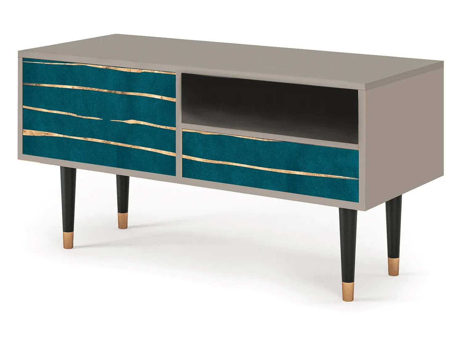 Móvel De Tv* Mueble de TV - 115х59х48 cm - T3 - Ocean Drive, Areia Bege