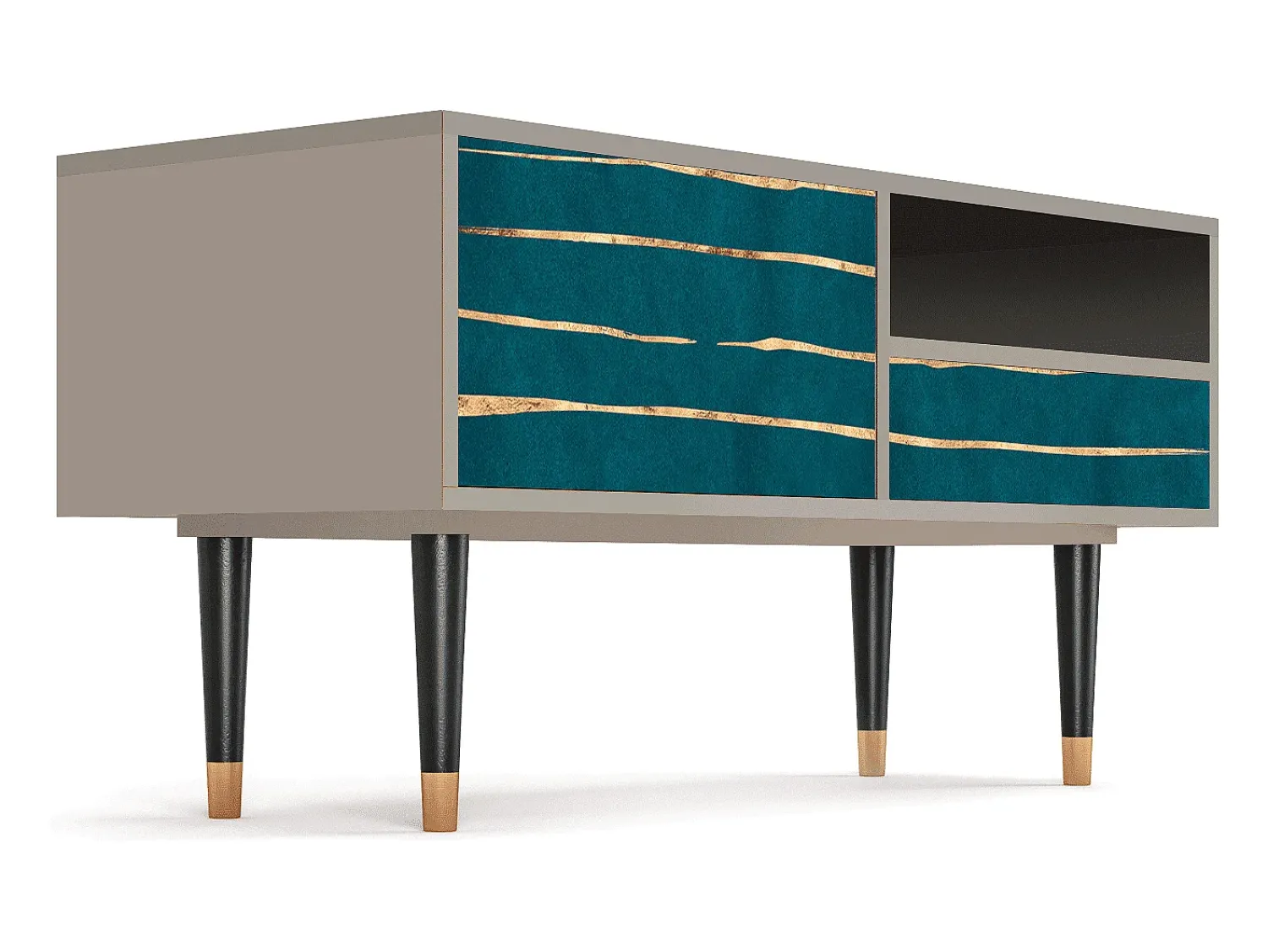 Móvel De Tv* Mueble de TV - 115х59х48 cm - T3 - Ocean Drive, Areia Bege