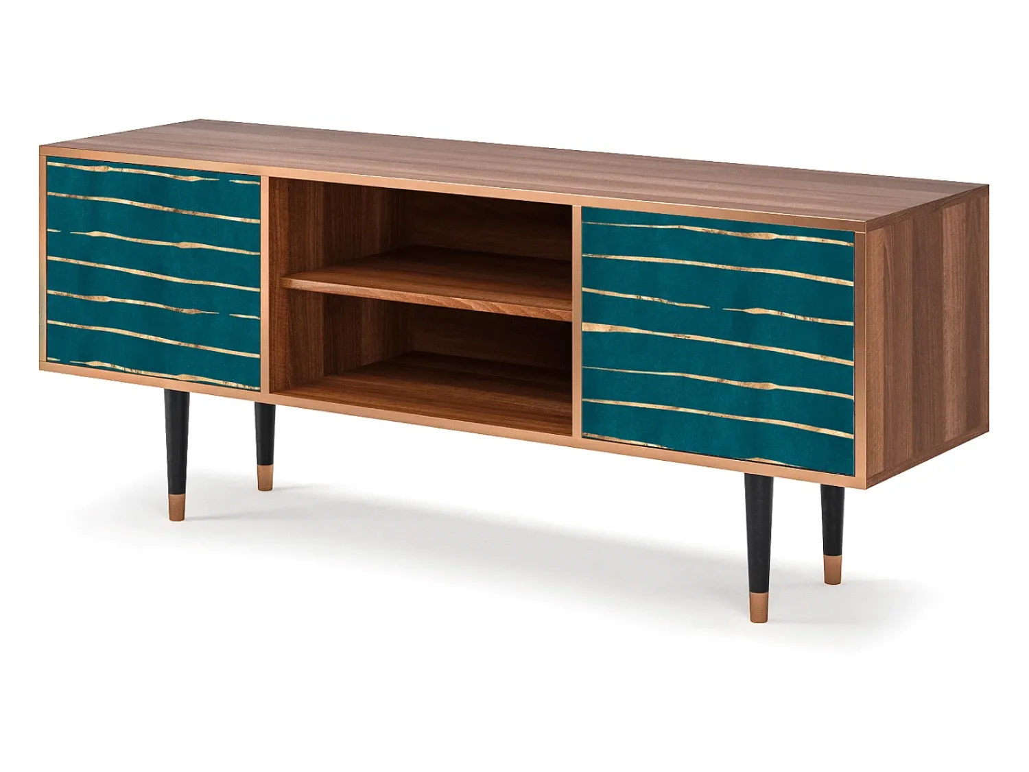Mueble de TV - 170х69х48 cm - T2 - Ocean Drive, Nogueira^ Móvel De Tv