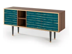 Best Mueble de TV - 150х69х41 cm - T5 - Ocean Drive, Nogueira Castanho