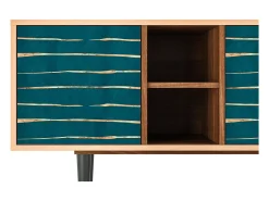 Best Mueble de TV - 150х69х41 cm - T5 - Ocean Drive, Nogueira Castanho