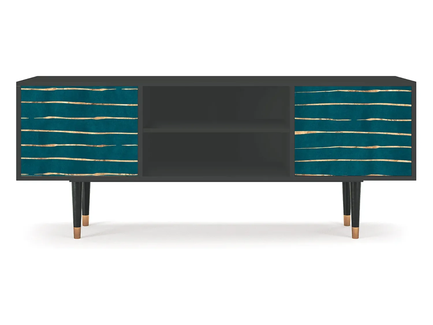 Mueble de TV - 170х69х48 cm - T2 - Ocean Drive, Antracite^ Móvel De Tv