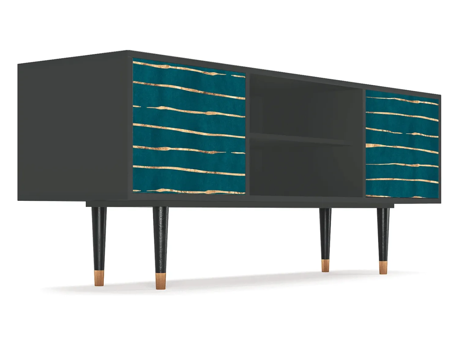 Mueble de TV - 170х69х48 cm - T2 - Ocean Drive, Antracite^ Móvel De Tv