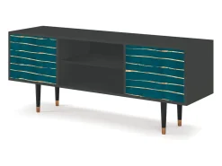 Mueble de TV - 170х69х48 cm - T2 - Ocean Drive, Antracite^ Móvel De Tv