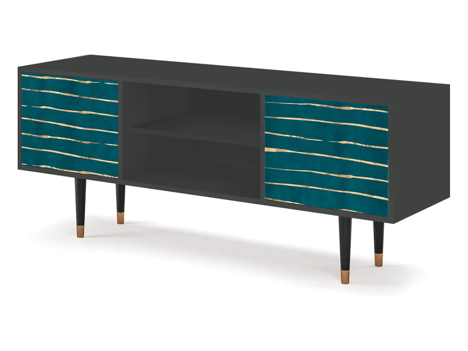 Mueble de TV - 170х69х48 cm - T2 - Ocean Drive, Antracite^ Móvel De Tv