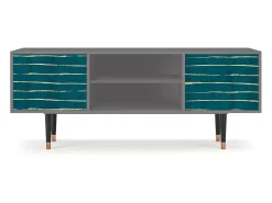 Outlet Mueble de TV - 170х69х48 cm - T2 - Ocean Drive, Cinza Cinzento