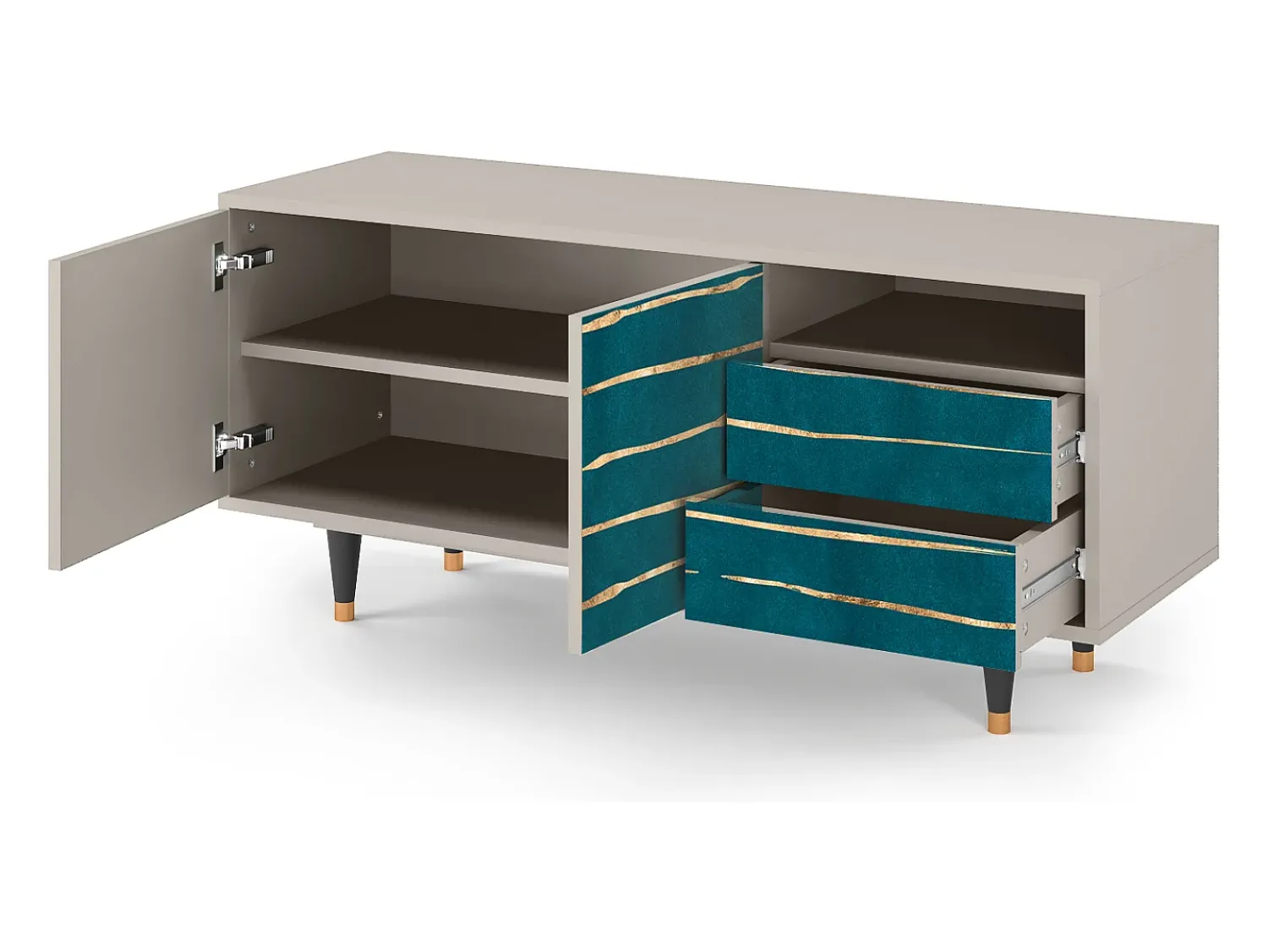 Mueble de TV - 125х56х41 cm - T7 - Ocean Drive, Areia^ Móvel De Tv