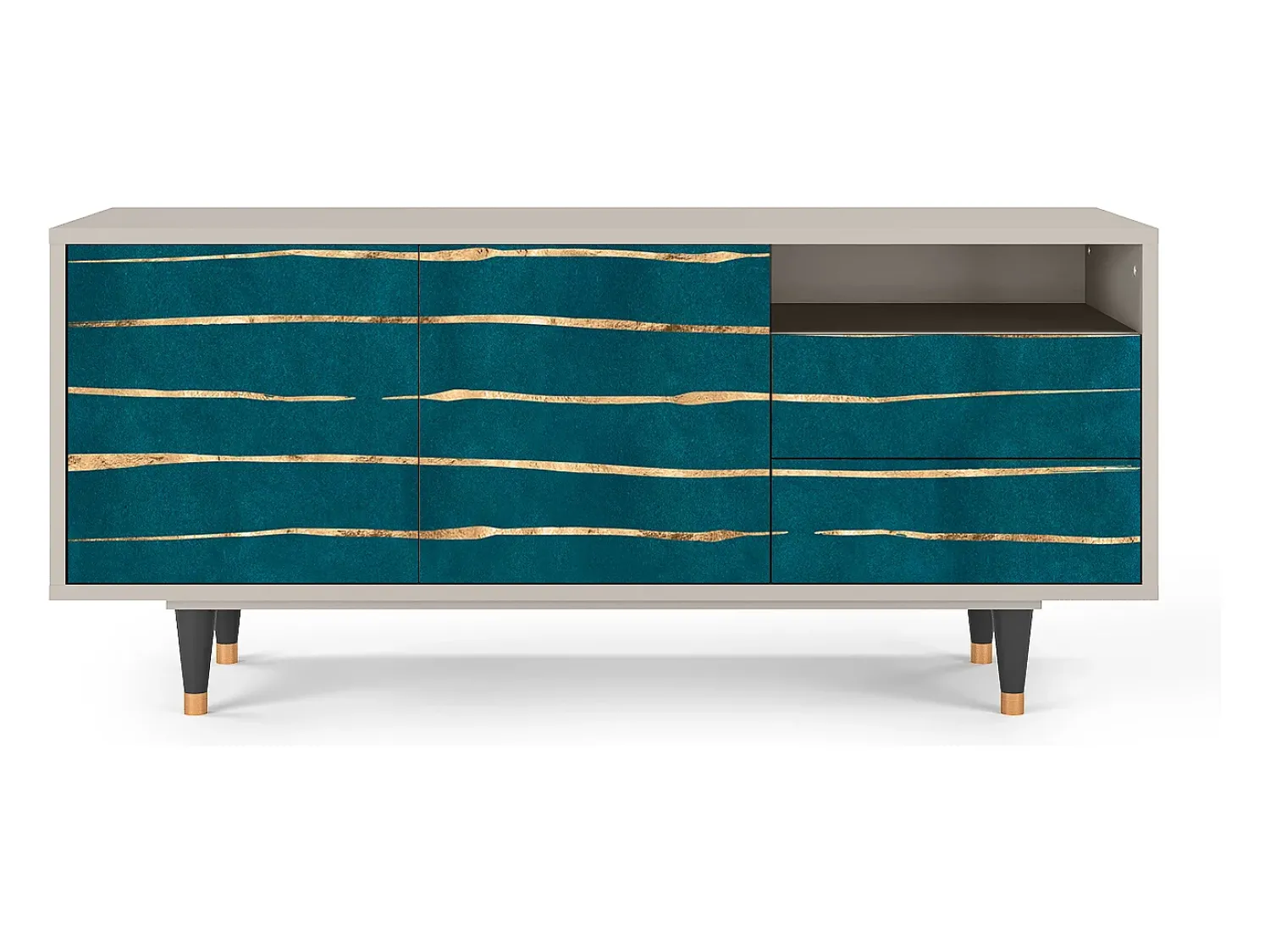 Mueble de TV - 125х56х41 cm - T7 - Ocean Drive, Areia^ Móvel De Tv