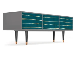 Móvel De Tv| Mueble de TV - 170х59х48 cm - T4 - Ocean Drive, Cinza Cinzento