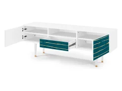 Mueble de TV - 170х59х41 cm - T6 - Ocean Drive, Branco Bege
