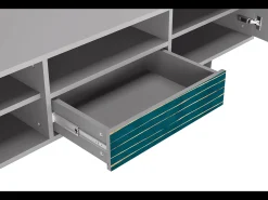 Mueble de TV - 170х59х41 cm - T6 - Ocean Drive, Cinza^ Móvel De Tv