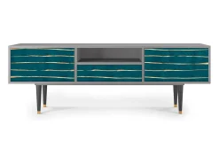 Mueble de TV - 170х59х41 cm - T6 - Ocean Drive, Cinza^ Móvel De Tv