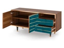 Mueble de TV - 125х56х41 cm - T7 - Ocean Drive, Nogueira^ Móvel De Tv