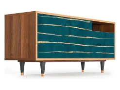 Mueble de TV - 125х56х41 cm - T7 - Ocean Drive, Nogueira^ Móvel De Tv