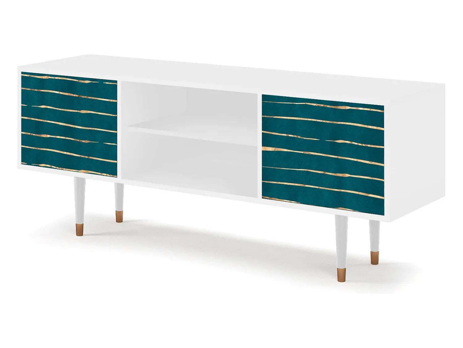 Outlet Mueble de TV - 170х69х48 cm - T2 - Ocean Drive, Branco Bege