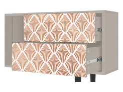 Móvel De Tv* Mueble de TV - 170х69х48 cm - T1 - Pastel Sunrise, Areia Bege