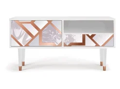 Discount Mueble de TV - 115х59х48 cm - T3 - Pastel Fairytale, Branco Bege