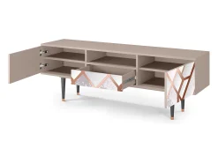 Móvel De Tv* Mueble de TV - 170х59х41 cm - T6 - Pastel Fairytale, Latte Bege