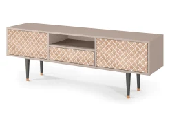 Móvel De Tv* Mueble de TV - 170х59х41 cm - T6 - Pastel Sunrise, Latte Bege
