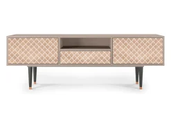 Móvel De Tv* Mueble de TV - 170х59х41 cm - T6 - Pastel Sunrise, Latte Bege