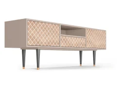Móvel De Tv* Mueble de TV - 170х59х41 cm - T6 - Pastel Sunrise, Latte Bege