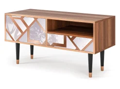 Móvel De Tv* Mueble de TV - 115х59х48 cm - T3 - Pastel Fairytale, Nogueira Castanho