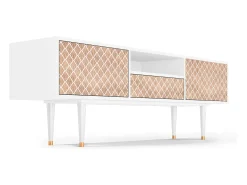 Mueble de TV - 170х59х41 cm - T6 - Pastel Sunrise, Branco^ Móvel De Tv