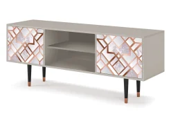 Clearance Mueble de TV - 170х69х48 cm - T2 - Pastel Fairytale, Areia Bege