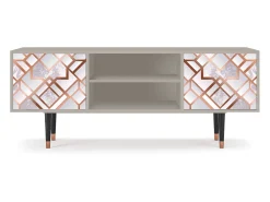 Clearance Mueble de TV - 170х69х48 cm - T2 - Pastel Fairytale, Areia Bege
