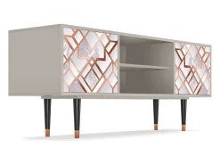 Clearance Mueble de TV - 170х69х48 cm - T2 - Pastel Fairytale, Areia Bege
