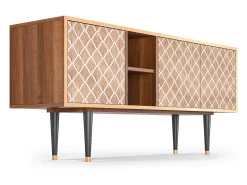Mueble de TV - 150х69х41 cm - T5 - Pastel Sunrise, Nogueira^ Móvel De Tv