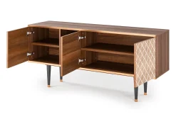 Mueble de TV - 150х69х41 cm - T5 - Pastel Sunrise, Nogueira^ Móvel De Tv