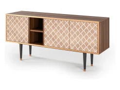 Mueble de TV - 150х69х41 cm - T5 - Pastel Sunrise, Nogueira^ Móvel De Tv