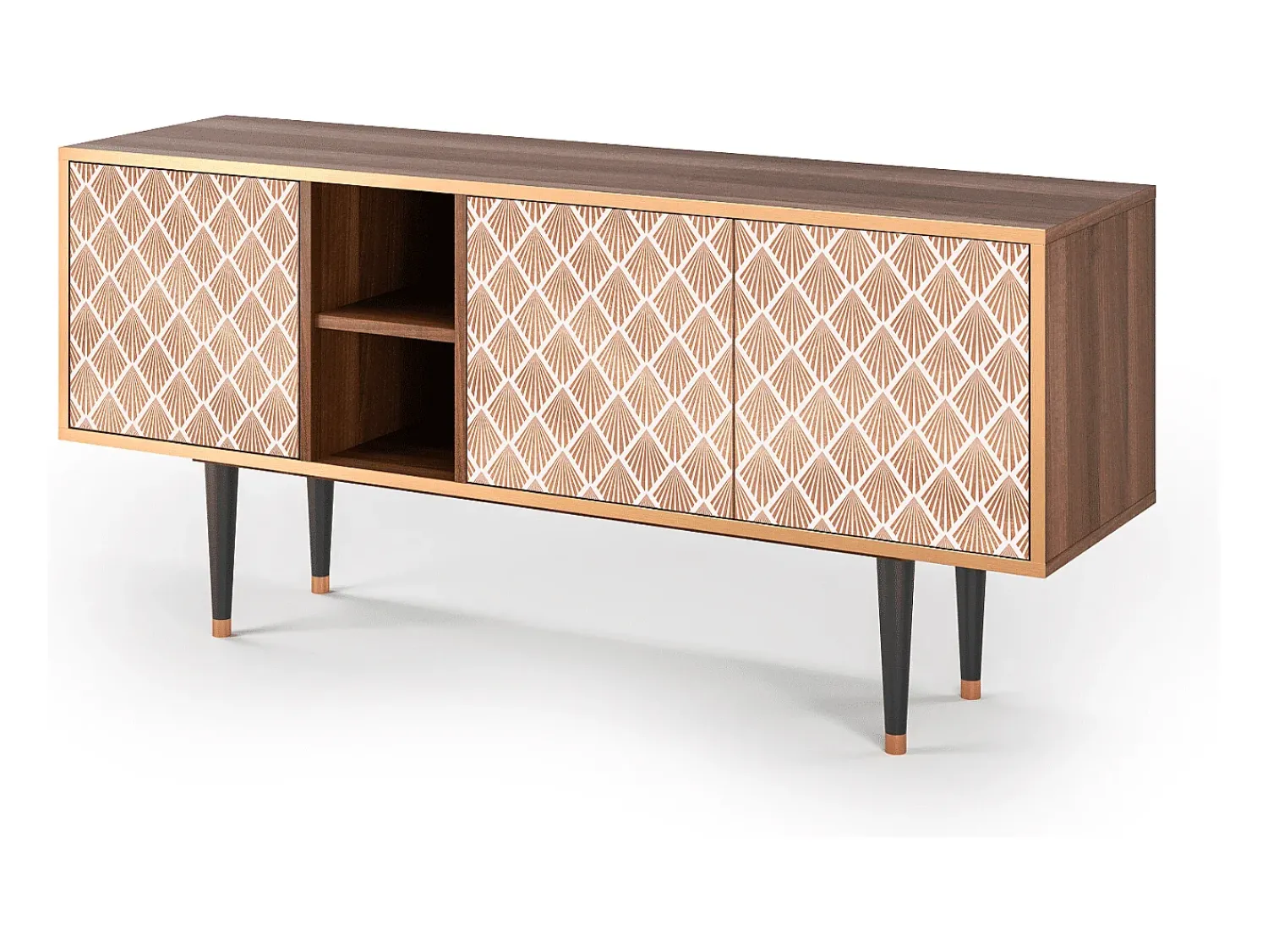 Mueble de TV - 150х69х41 cm - T5 - Pastel Sunrise, Nogueira^ Móvel De Tv