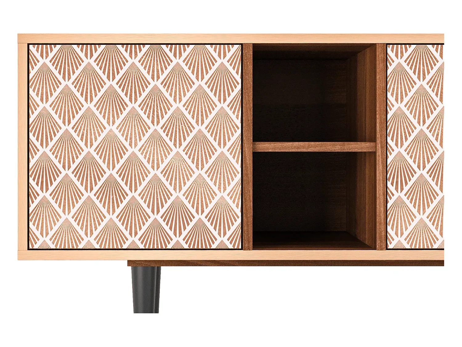 Mueble de TV - 150х69х41 cm - T5 - Pastel Sunrise, Nogueira^ Móvel De Tv