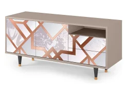 Mueble de TV - 125х56х41 cm - T7 - Pastel Fairytale, Latte^ Móvel De Tv