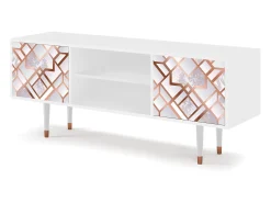 Móvel De Tv| Mueble de TV - 170х69х48 cm - T2 - Pastel Fairytale, Branco Bege