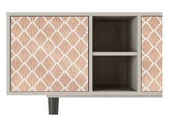 Outlet Mueble de TV - 150х69х41 cm - T5 - Pastel Sunrise, Areia Bege