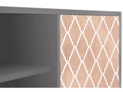 Mueble de TV - 170х69х48 cm - T2 - Pastel Sunrise, Cinza^ Móvel De Tv